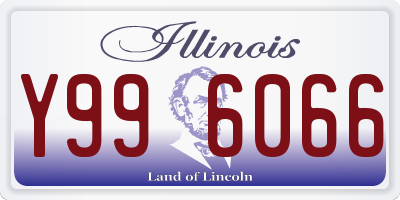 IL license plate Y996066