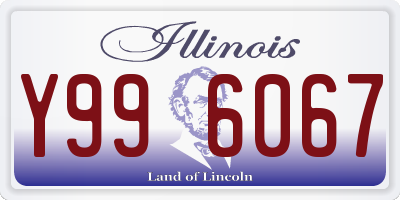 IL license plate Y996067