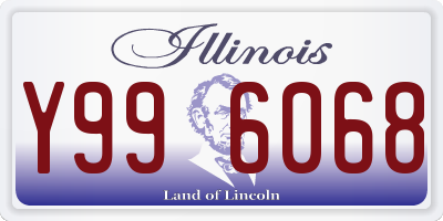 IL license plate Y996068