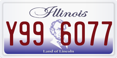 IL license plate Y996077