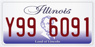 IL license plate Y996091