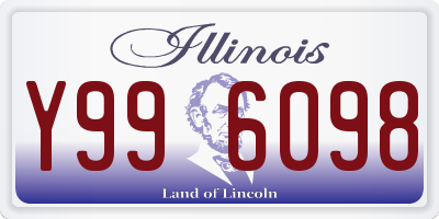 IL license plate Y996098