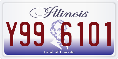 IL license plate Y996101
