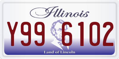 IL license plate Y996102