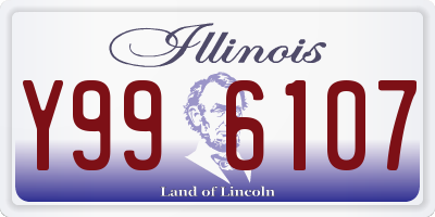 IL license plate Y996107