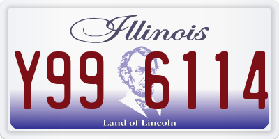 IL license plate Y996114