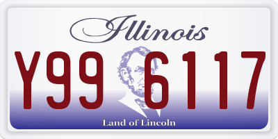 IL license plate Y996117
