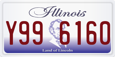 IL license plate Y996160