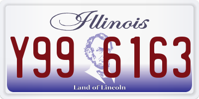 IL license plate Y996163