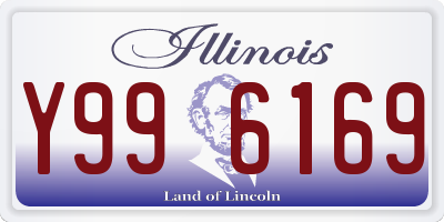 IL license plate Y996169