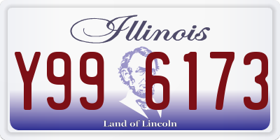 IL license plate Y996173