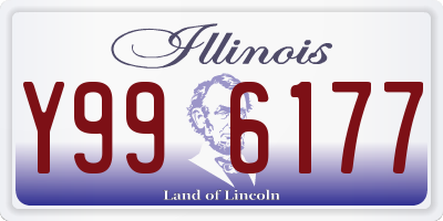 IL license plate Y996177