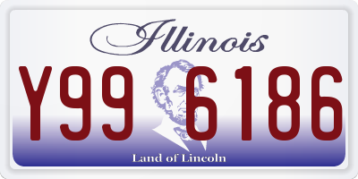 IL license plate Y996186