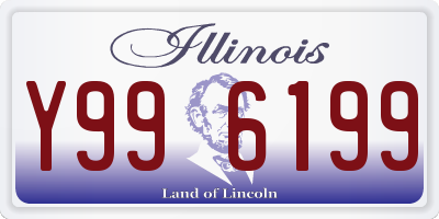 IL license plate Y996199