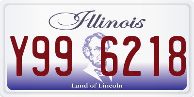 IL license plate Y996218
