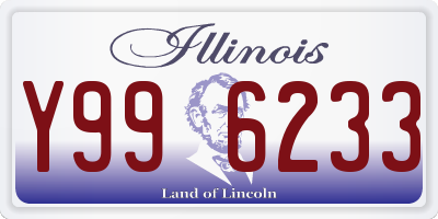 IL license plate Y996233