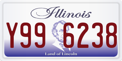 IL license plate Y996238