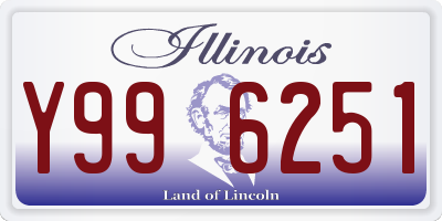 IL license plate Y996251