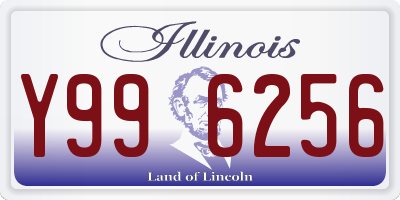 IL license plate Y996256