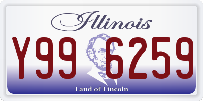 IL license plate Y996259