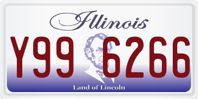 IL license plate Y996266