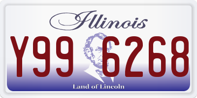 IL license plate Y996268