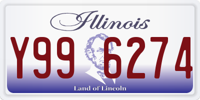 IL license plate Y996274
