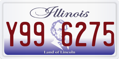 IL license plate Y996275