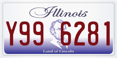 IL license plate Y996281
