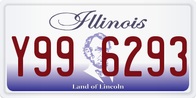 IL license plate Y996293