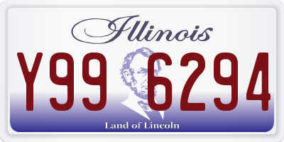 IL license plate Y996294
