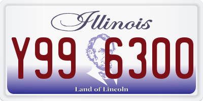 IL license plate Y996300