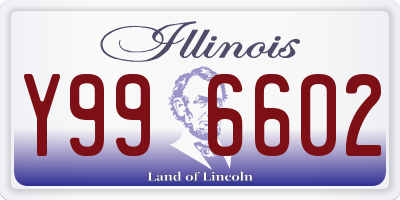 IL license plate Y996602