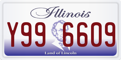IL license plate Y996609