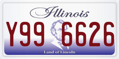 IL license plate Y996626