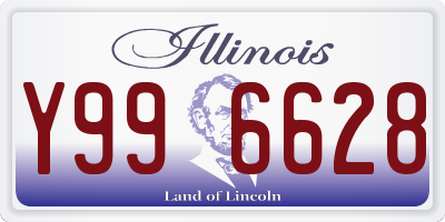 IL license plate Y996628