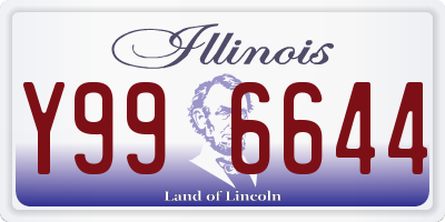 IL license plate Y996644