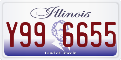IL license plate Y996655