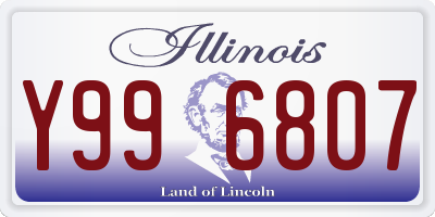 IL license plate Y996807