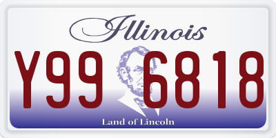 IL license plate Y996818