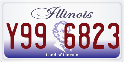 IL license plate Y996823