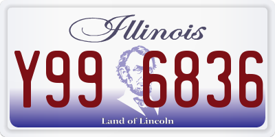 IL license plate Y996836