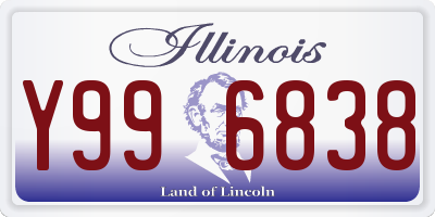 IL license plate Y996838