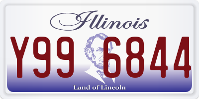 IL license plate Y996844