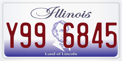 IL license plate Y996845