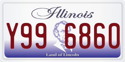 IL license plate Y996860