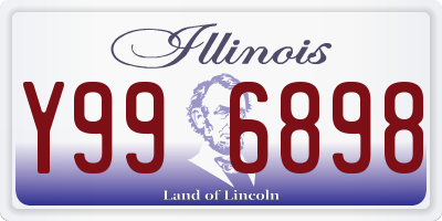 IL license plate Y996898