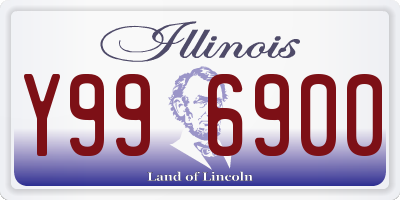 IL license plate Y996900
