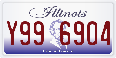 IL license plate Y996904