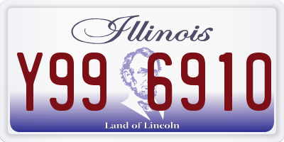 IL license plate Y996910